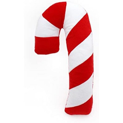 ZippyPaws, Holiday Jigglerz Candy Cane Dog Toy, 1 Count