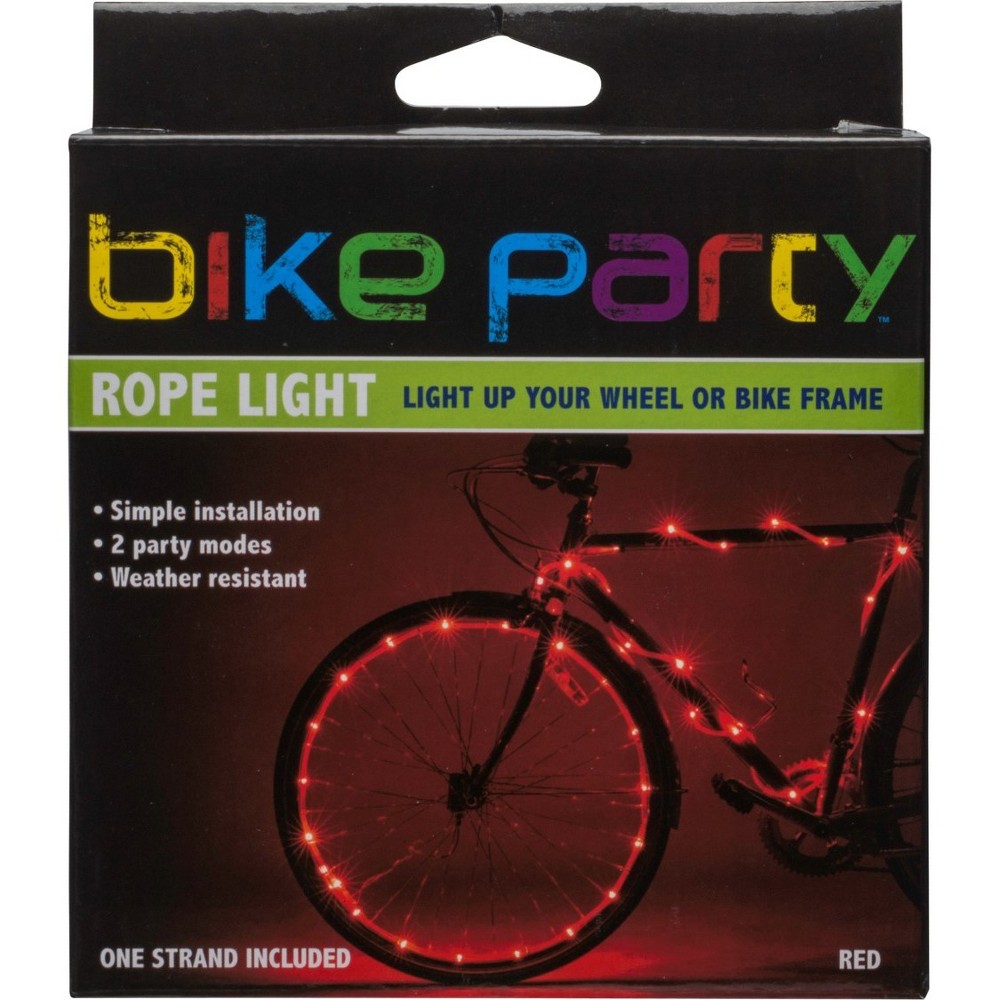 Bike Party Bicycle Rope Lights for Wheel or Frame 