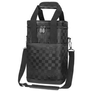 OPUX Wine Bag, 4,6 Bottle Cooler Insulated Tote Carrier Travel Picnic BYOB, Leakproof Padded Portable Party Christmas Gift - 1 of 4