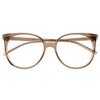 Saint Laurent CLASSIC SL 39 007 Womens Round Eyeglasses Transparent Brown 54mm - 2 of 3