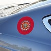 University of Louisiana at Lafayette Primary Logo Automotive Car Refrigerator Locker Vinyl Circle Magnet - 3 of 4