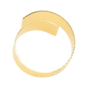 Unique Bargains Napkin Rings Simple Lines Stainless Steel 1 Pc - 1 of 3