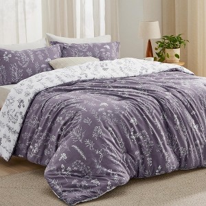 BAGOKIE Bedding Set with Comforter and Pillow Sham for All Season - 1 of 4