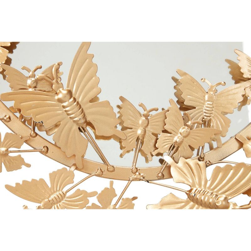 Glam Metal Butterfly Wall Mirror Gold - Olivia &#38; May, 5 of 22