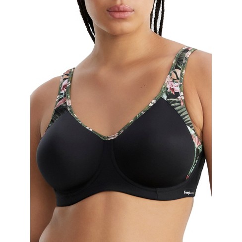 Freya Women's Sonic High Impact Underwire Sports Bra - Aa4892 32ff Jungle  Black : Target