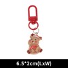 Unique Bargains Christmas Keychain Lobster Clasp Alloy Resin Multicolor 1 Pc - 2 of 3