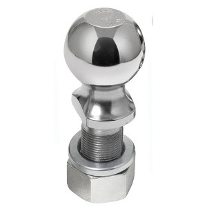 Reese Towpower Trailer Hitch Ball with 8,000 Pound Capacity for Automotives, Boats, RV, Minivans, Camper, and Towing Needs, Silver - 1 of 4