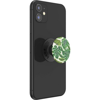 PopSockets PopGrip Cell Phone Grip &#38; Stand - Monstera Deliciosa