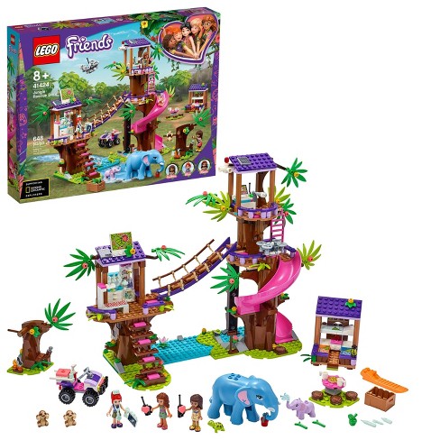 Lego Friends Jungle Rescue Base Animal Toy Featuring A Jungle Tree Sanctuary Target