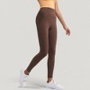 Anna-Kaci Active Women's High Waist Full Length Active Leggings with Wide Waistband and Seamless Design - 2 of 4