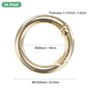 Unique Bargains Metal Spring O Rings Zinc Alloy Durable Multipurpose Lightweight Buckle 5/8 Inch - 3 of 4