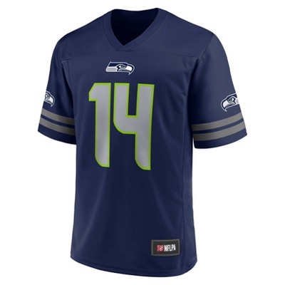NFL Seattle Seahawks Men's Short Sleeve Metcalf 14 Jersey
