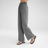 Women's Wide Shirred Waistband Straight Pants - Wild Fable™ - 4 of 4