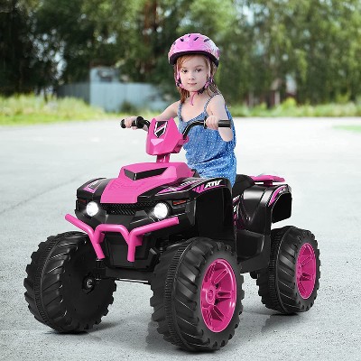 Infans 12V Kids 4-Wheeler ATV Quad Ride On Car w/ LED Light & Music