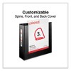 Universal Slant D-Ring View Binder, 3 Rings, 3" Capacity, 11 x 8.5, Black - 4 of 4