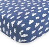 Hudson Baby Infant Boy Cotton Fitted Crib Sheet, Boy Farm Animals, One Size - image 2 of 3