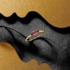 RS Pure by Ross-Simons 0.20 ct. t.w. Ruby 3-Stone Ring in 14kt Yellow Gold - 4 of 4