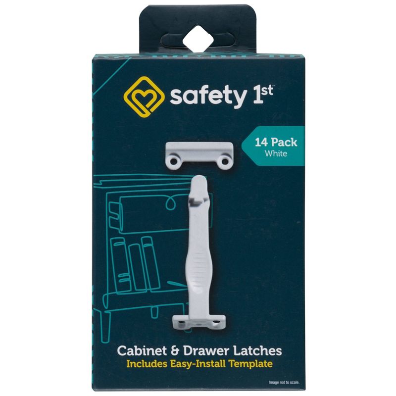 Safety 1st Spring-Loaded Cabinet &#38; Drawer Latches - 10pk, 2 of 6