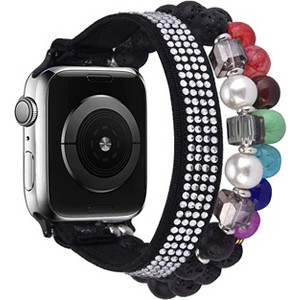 Worryfree Gadgets Beaded Handmade Fashion Bands for Apple Watch 38/40/41mm - 1 of 4