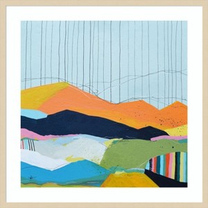 Amanti Art Colorfield No. 15 by Jan Weiss Wood Framed Wall Art Print - 1 of 4