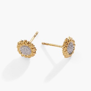 Alex and Ani Sunflower Mini Stud Earrings - 1 of 3