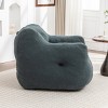 Bean Bag Chair Modern with Removable Cover and Non-Slip Base for Living Room or Bedroom 35in Wide-3irtyhousy - 3 of 4