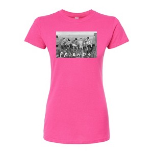 Women's - Friends - Group Photo Fitted Graphic T-Shirt - 1 of 2