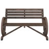 vidaXL Patio Bench 2-Seater Solid Wood Fir - 4 of 4
