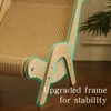 Hachikiko 2-in-1 Cat bed and Scratching Post, Durable Linen Rope Pet Rest Chair with Sturdy Wood Frame - Comfortable Lounging & Scratching Spot - 3 of 4