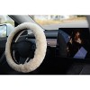 Natural Auto Sheepskin Steering Wheel Cover - 3 of 4