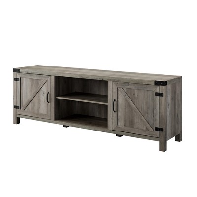 Modern Farmhouse Barn Door TV Stand 