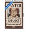 Trends International One Piece - Shanks Wanted Poster Framed Wall Poster Prints - 3 of 4
