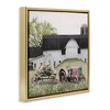 Stupell Industries Floral Tractor in Farmhouse Field Floating Frame Canvas Art - 2 of 4