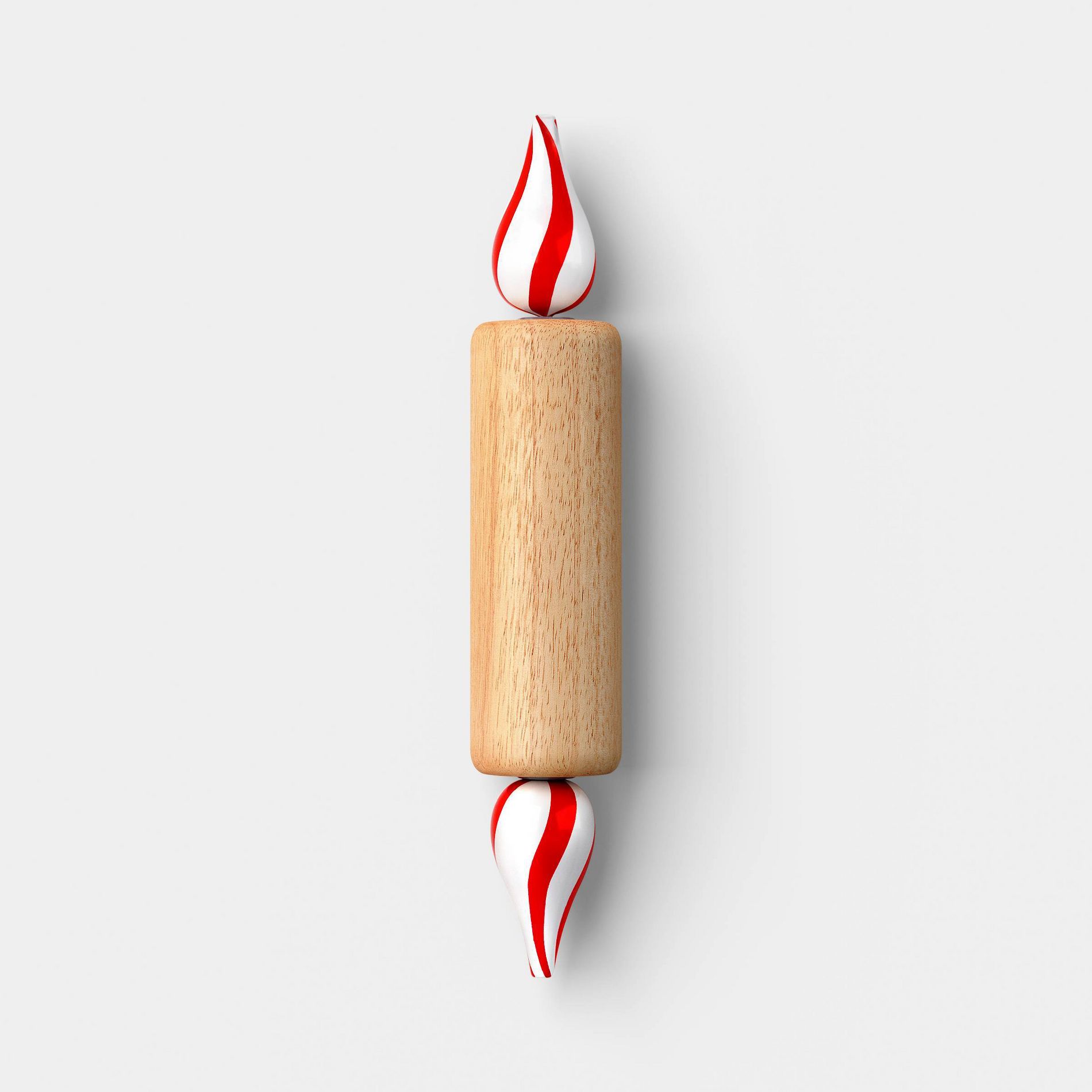 Christmas Swirl Mini Rolling Pin Red/White- Wondershop™