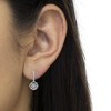 Haus of Brilliance Silver Miracle-Set Diamond Accent Drop and Dangle Earrings - 3 of 4