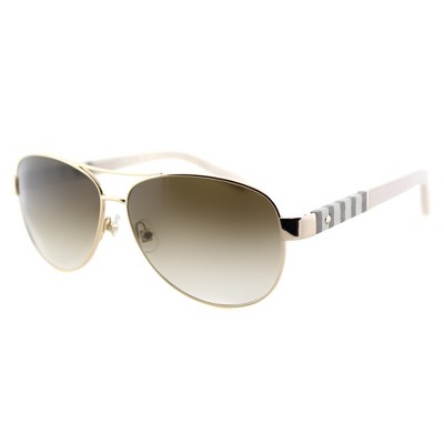 Kate Spade Dalia/S W89 Womens Aviator Sunglasses Gold 58mm