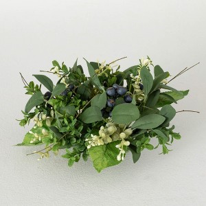 Sullivans 5" Artificial Green Leaf Blueberry Orb - 1 of 2