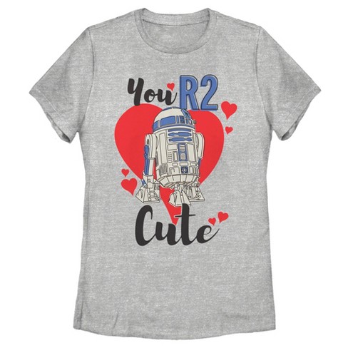 Women's Star Wars Valentine's Day You R2 Cute T-Shirt - image 1 of 4