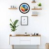 14.5" Artist Series Jackie Olenick Shalom Landscape Decorative Clock Black - The Chicago Lighthouse: Modern Analog Timepiece - 3 of 3