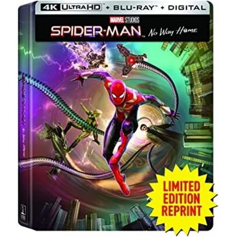 Spider-man No Way Home Target Pelicula 4k Uhd + Blu-ray