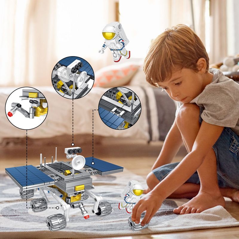 Contixo Aerospace Series Building Block Sets - Mars Rover and Space Station, 2 of 16
