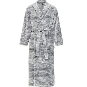 ADR Men's Robe, Plush Fleece Hooded Bathrobe Man, Long Warm Cozy Bath Robe Man - 1 of 4