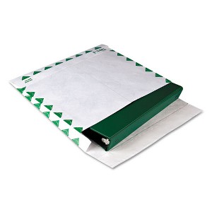 Survivor Heavy 18 lb Tyvek Open End Expansion Mailers, First Class, #13 1/2, Square Flap, Redi-Strip Closure, 10 x 13, White, 100/CT - 1 of 1