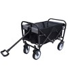 Grungis Folding Shopping Cart with Strap Design,Beach Cart with Lightweight and Portable Design,Utility Cart for Camping,Shopping,Sports - 4 of 4