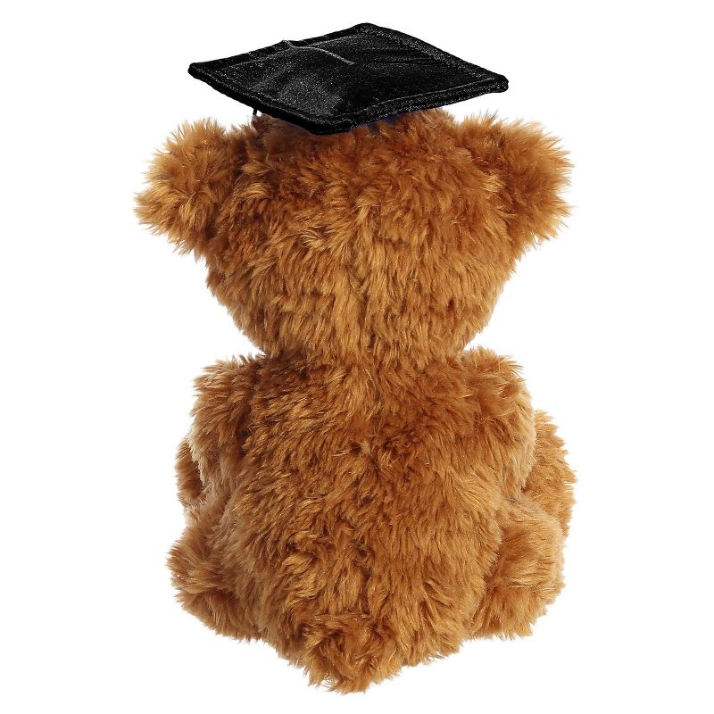 Aurora Small Wagner Bear Graduation Commemorative Stuffed Animal Black Cap 8.5", 5 of 6