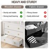 coucheta Round Handle Chest of Drawers Flat Panel Dresser Wooden Bedroom Storage - 4 of 4