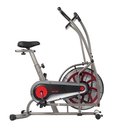 Sunny Health & Fitness Motion Air Exercise Bike - Silver