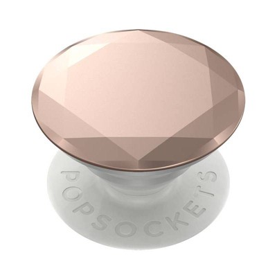 Popsockets Popgrip Metallic Diamond Cell Grip & Stand - Rose Gold :