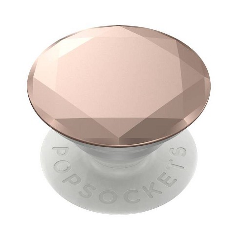 Sammenhængende morgenmad konsulent Popsockets Popgrip Metallic Diamond Cell Phone Grip & Stand - Rose Gold :  Target