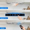 Range Hood Insert 30 In with Stainless Steel Baffle Filters & 2 Charcoal Filter, 750CFM Kitchen Vent Hood with 3 Speed Fan, 6 in Aluminum Duct - 2 of 4